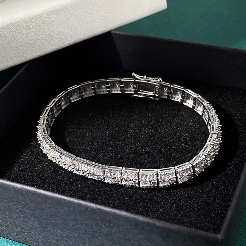 EWYA Luxury Certified Full Diamond Bracelet