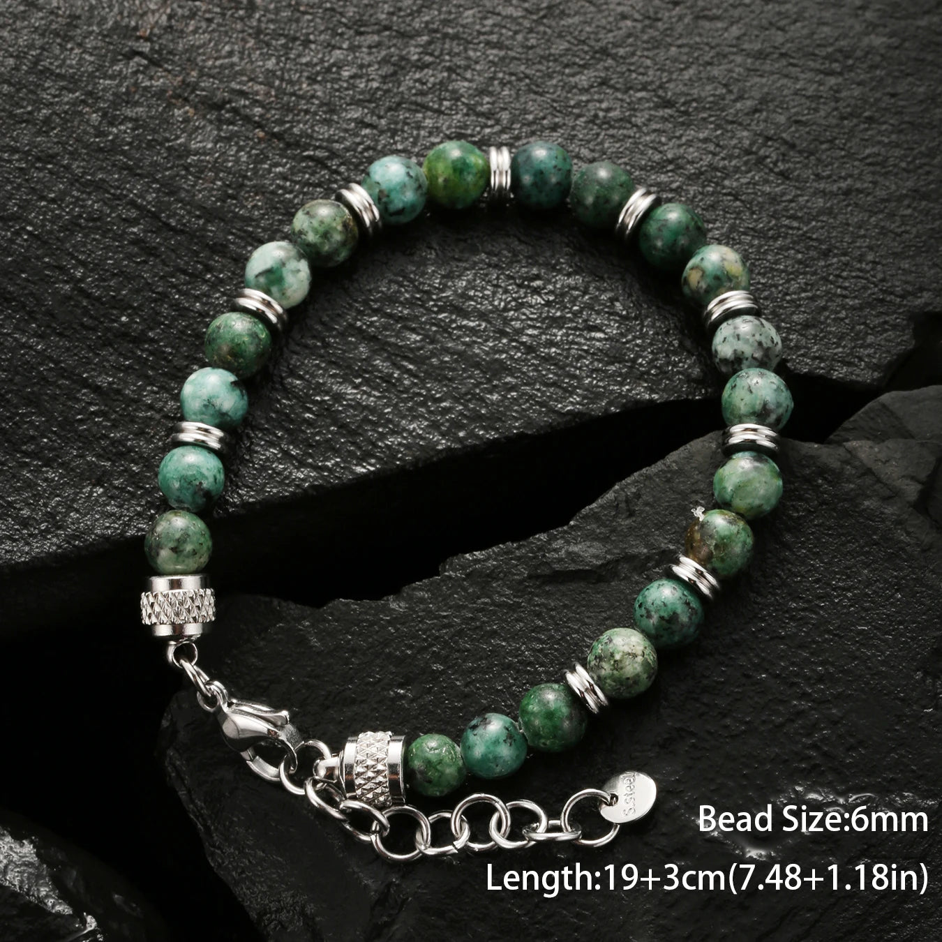 Pulsars Hombre Natural Stone Man Beaded