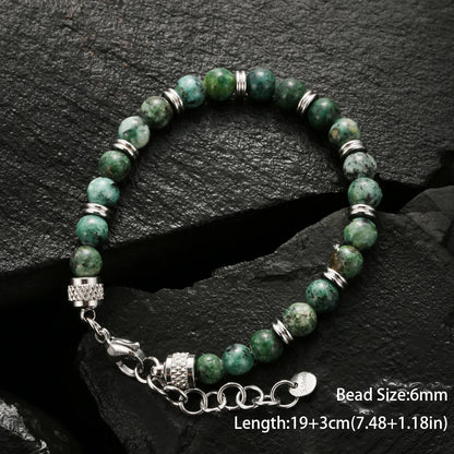 Pulsars Hombre Natural Stone Man Beaded