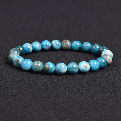 Genuine Natural Stone Apatite Lapi  Bracelet