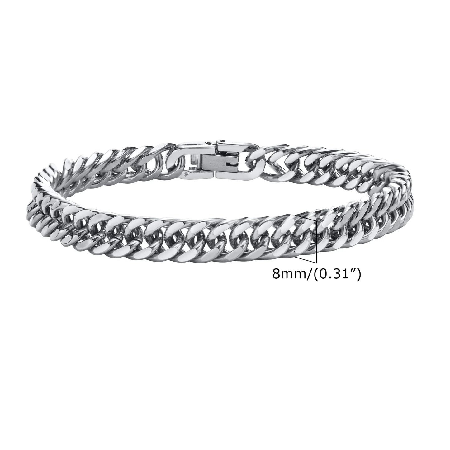 Stainless Steel Cuban Bracelets