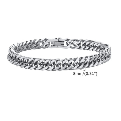 Stainless Steel Cuban Bracelets