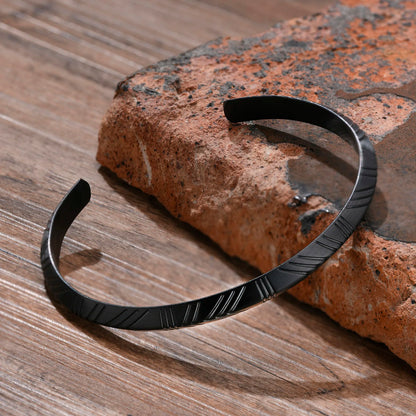 Men's Viking Tribal Arrow Cuff Classic Norse Bracelet