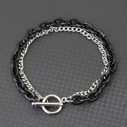 Stainless Steel Cuban Chain Bracelet