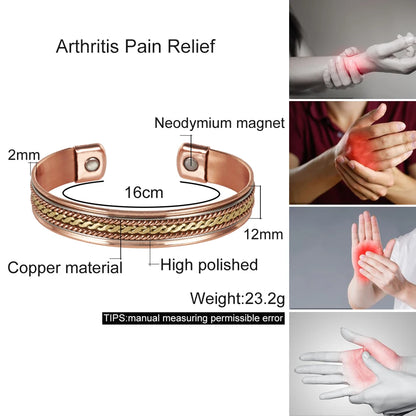 Vinterly Pure Copper Magnetic Bracelets