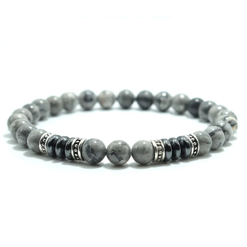 Fashion Mens  Natural Stone Bracelet