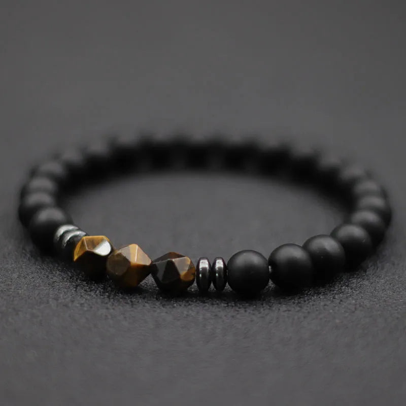 Black Onyx Stone Braclete