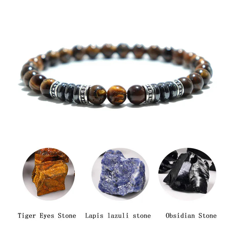 Fashion Mens  Natural Stone Bracelet