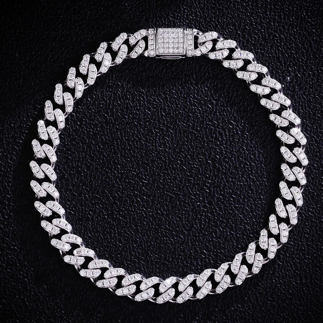 Cuban Chain Round Cut Cuban Bracelet