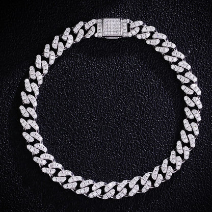 Cuban Chain Round Cut Cuban Bracelet