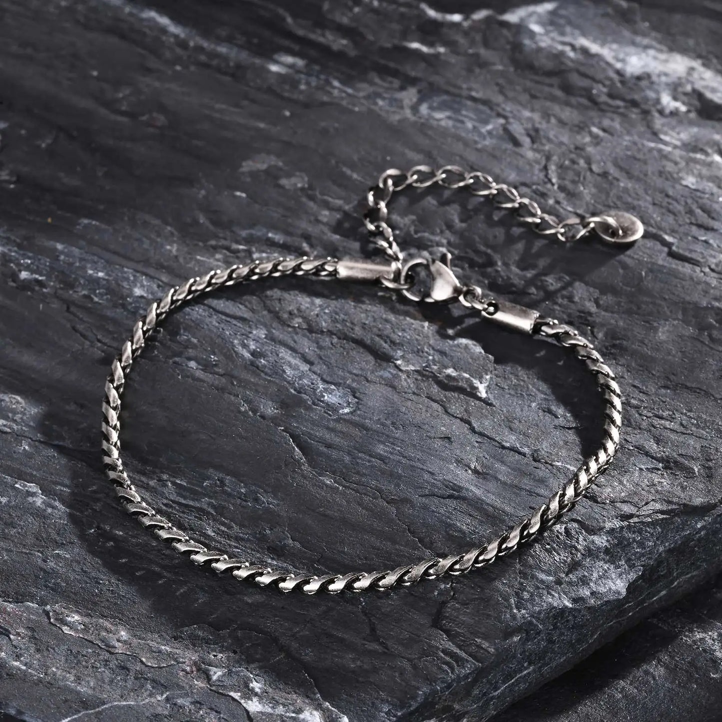 Punk Men Snake Link Chain Bracelets