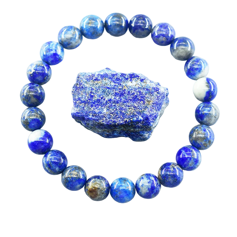 Real 5A Natural Lapis Lazuli Stone Beads Bracelet