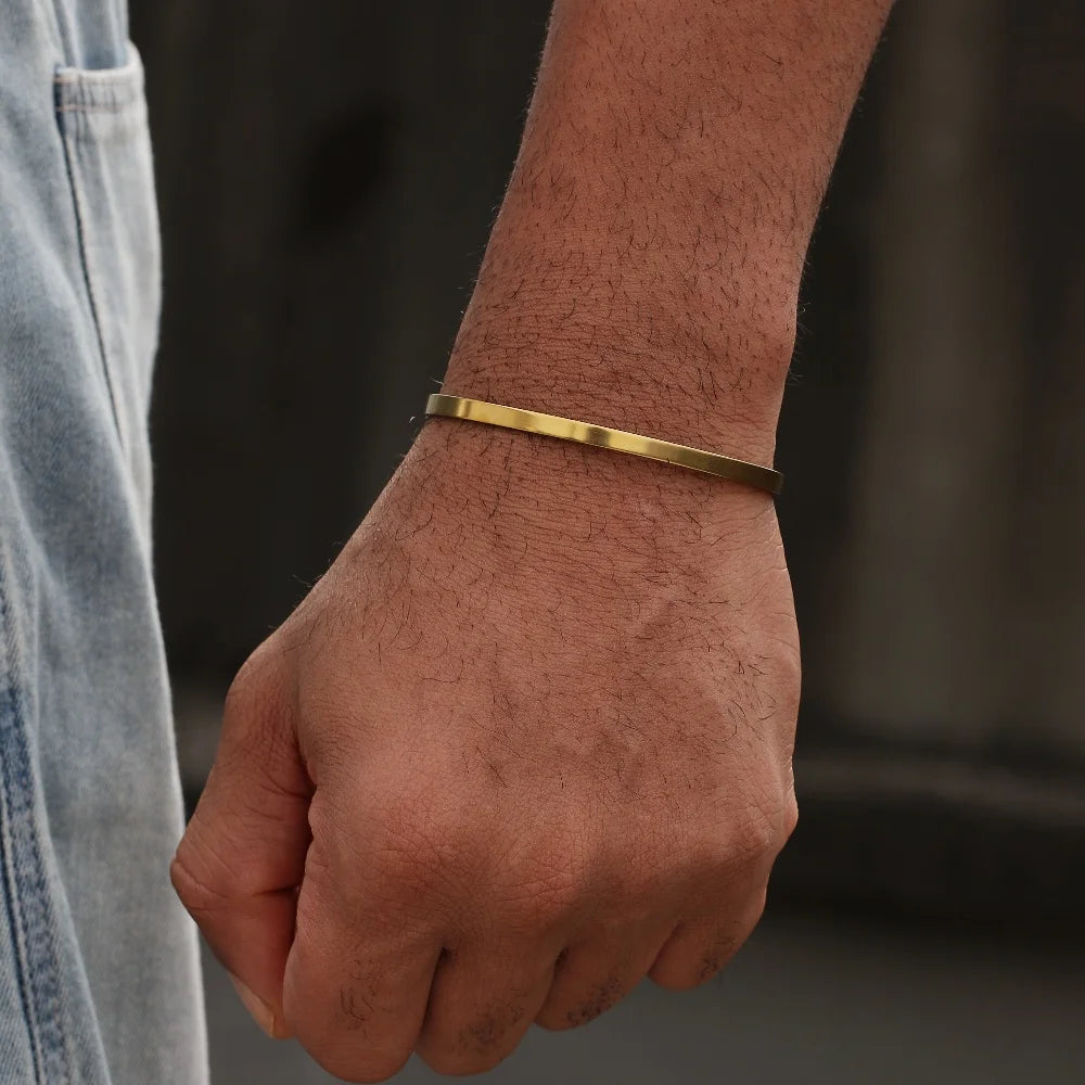 Street Hip Hop Adjustable Open Bracelet