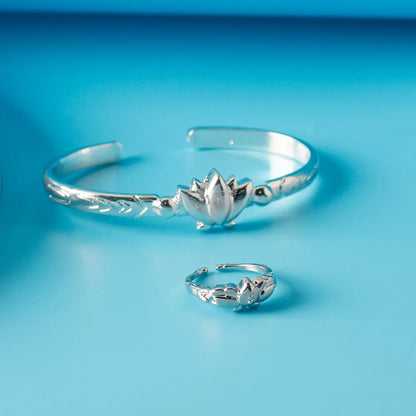 Anime Character Frieren Mirror Lotus Bracelet