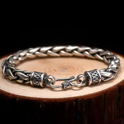 Stainless Steel Cuban Bracelet Classic Casual Jewelry for Men Fashion Charm Gift for Boyfriend