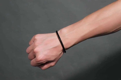 Vnox Vintage Stainless Steel Bangle for Men Women Mobius Twisted Cuff Bracelet Unisex Casual Pulseira Gents Jewelry