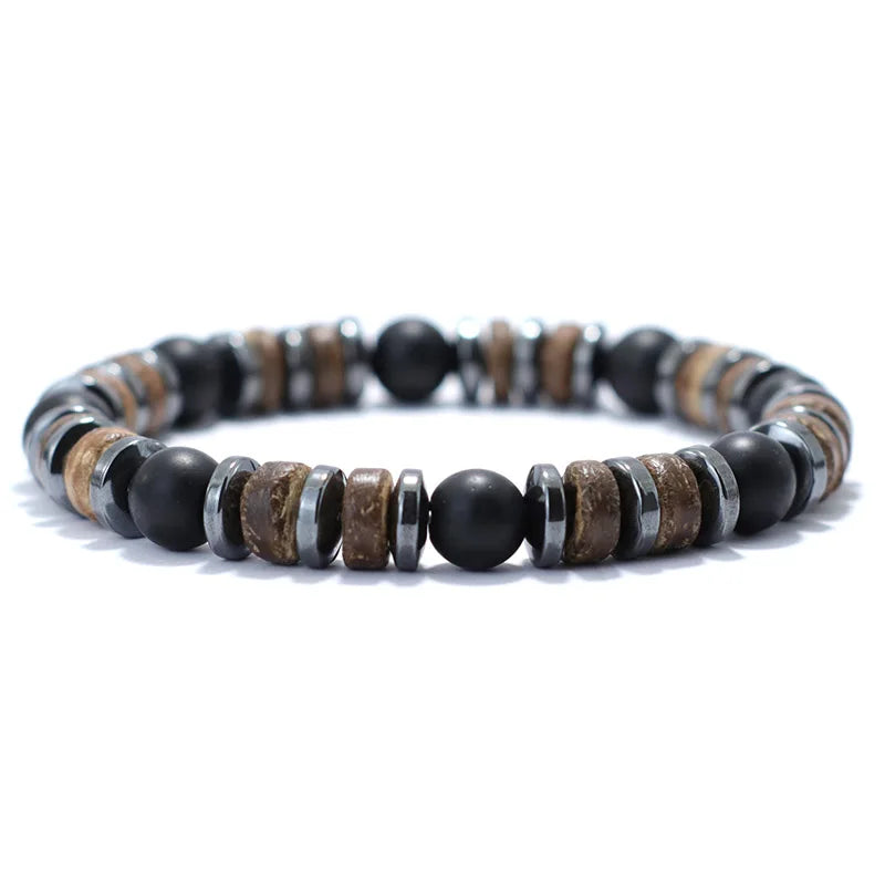 New Vintage Stone Natural Men Bracelet