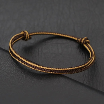 Simple Grade A Knitted Rope Bracelet