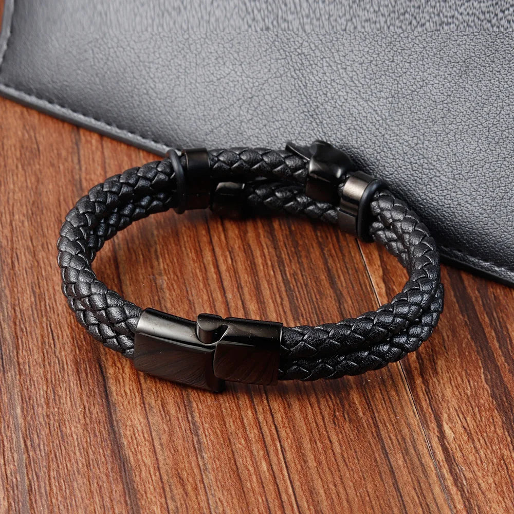 Multi-layer Punk Stainless Bracelet