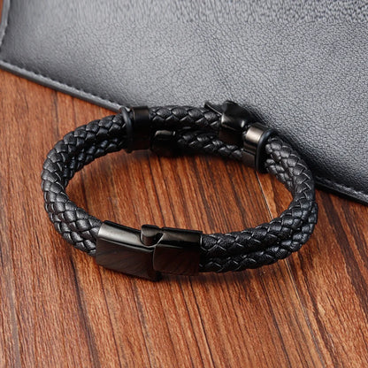 Multi-layer Punk Stainless Bracelet