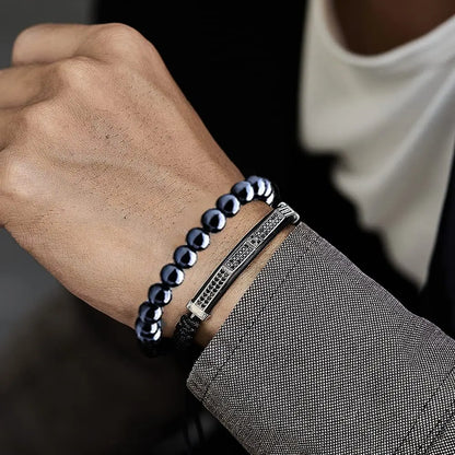 Lava Rock Beaded Bracelets