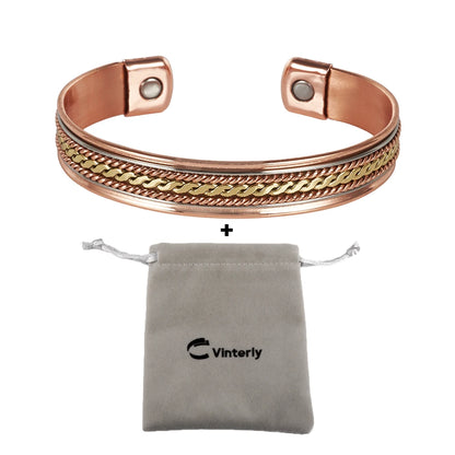 Vinterly Pure Copper Magnetic Bracelets