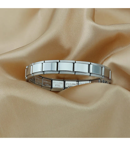 Jewelry DIY 9mm Width Itanlian Elastic Charm Bracelet