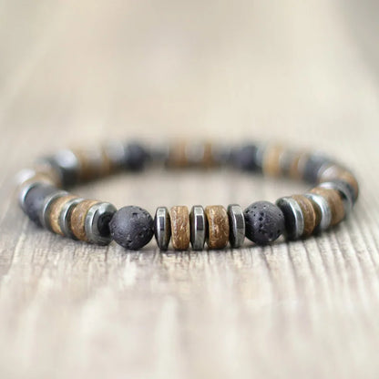 New Vintage Stone Natural Men Bracelet