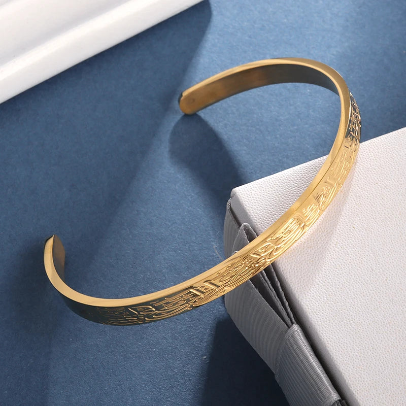 Creative Silver Plated Feather Wings Cuff Bracelet Men Women Cuff Adjustable Bracelet Punk Casual Sports Jewelry Gift