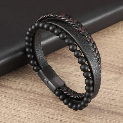 Stainless Steel Cuban Bracelet Classic Casual Jewelry for Men Fashion Charm Gift for Boyfriend
