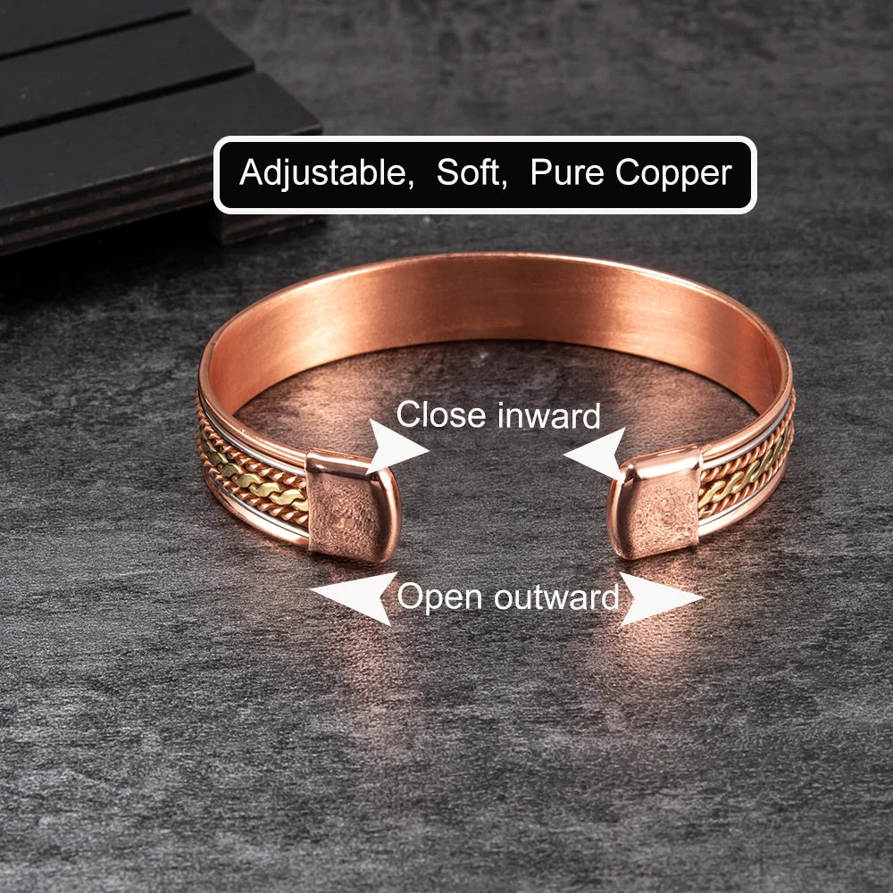 Vinterly Pure Copper Magnetic Bracelets