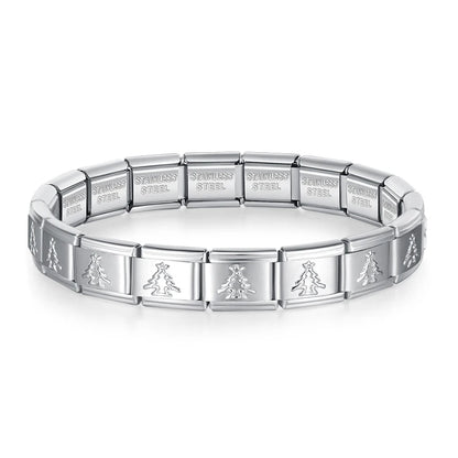 Jewelry DIY 9mm Width Itanlian Elastic Charm Bracelet