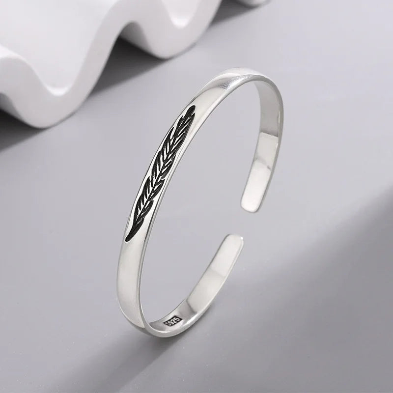 Feather Golden Flower Vintage Punk bracelet