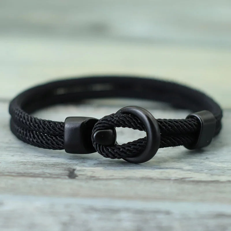 Rope Bracelet Men Double Layerg Braclet