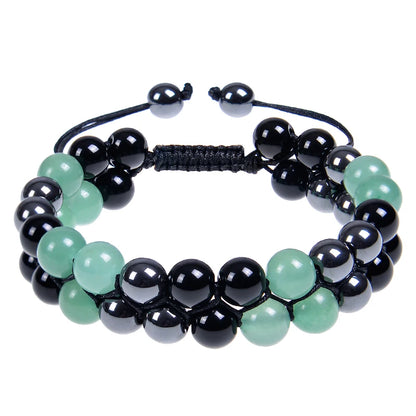 Triple Protection 8mm Beads Bracelet