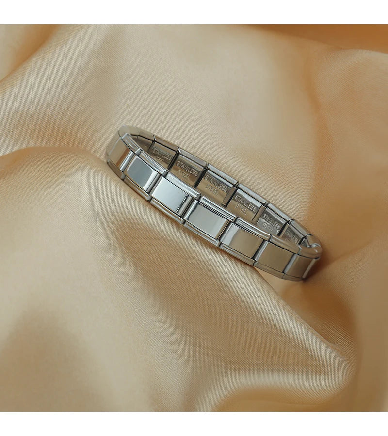 Jewelry DIY 9mm Width Itanlian Elastic Charm Bracelet