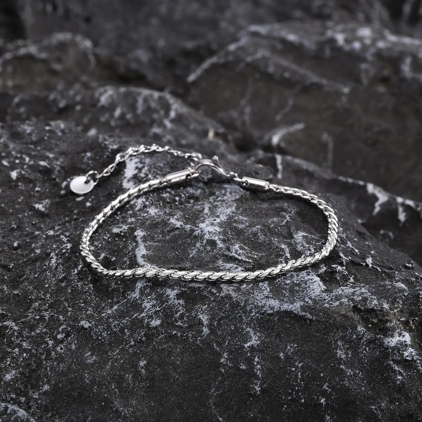 Punk Men Snake Link Chain Bracelets