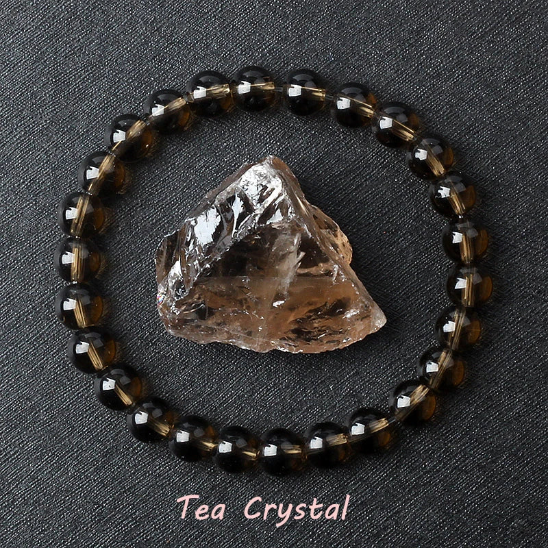 Real Gray Labradorite Bead Bracelet