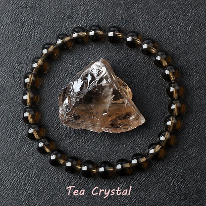Real Gray Labradorite Bead Bracelet