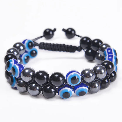 Triple Protection 8mm Beads Bracelet