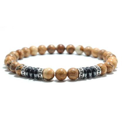 Fashion Mens  Natural Stone Bracelet