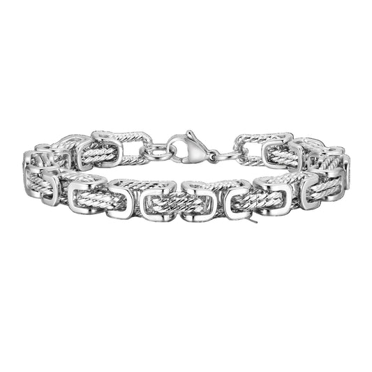 Mens Chunky Byzantine Bracelets