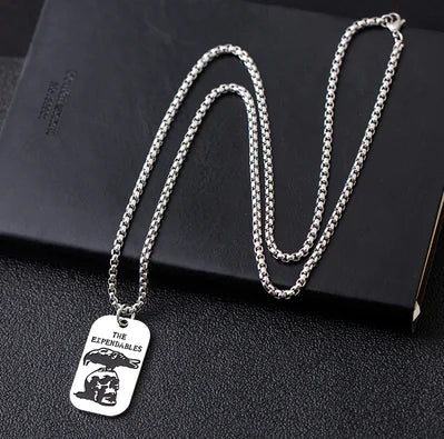 Trendy Men's Necklace with Hip-Hop Pendant and Chain