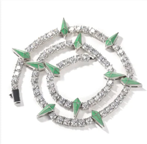 Men's Unique Zircon Diamond Pendant Necklace