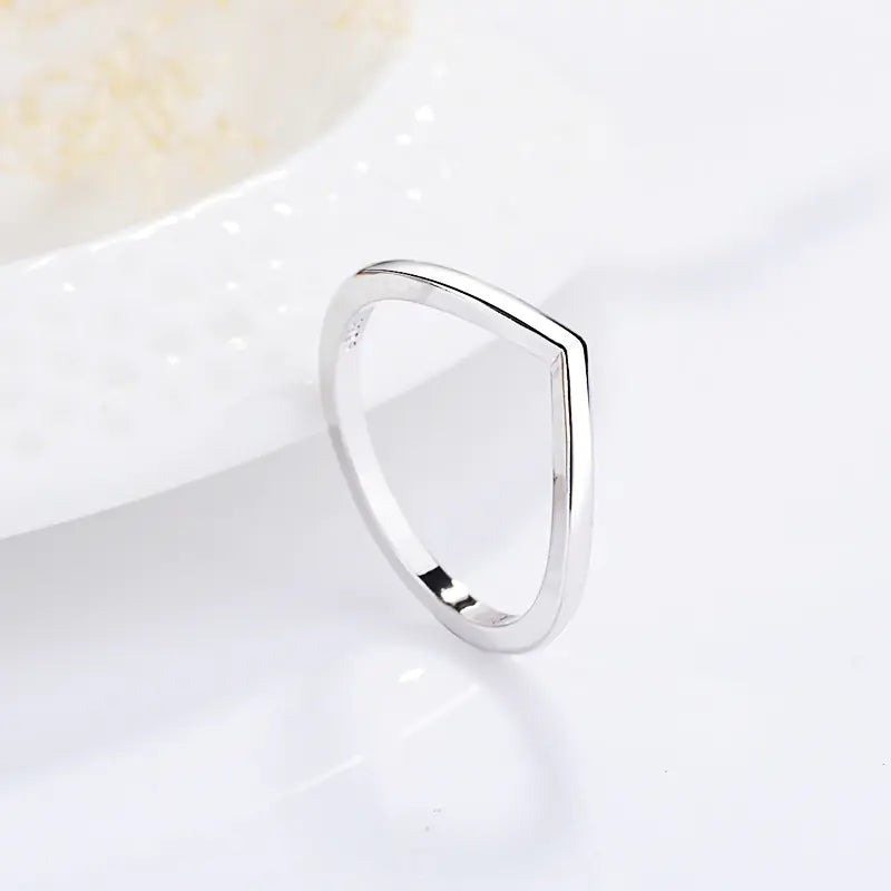 S925 Silver Simple Fashion Wish Ring for Women
