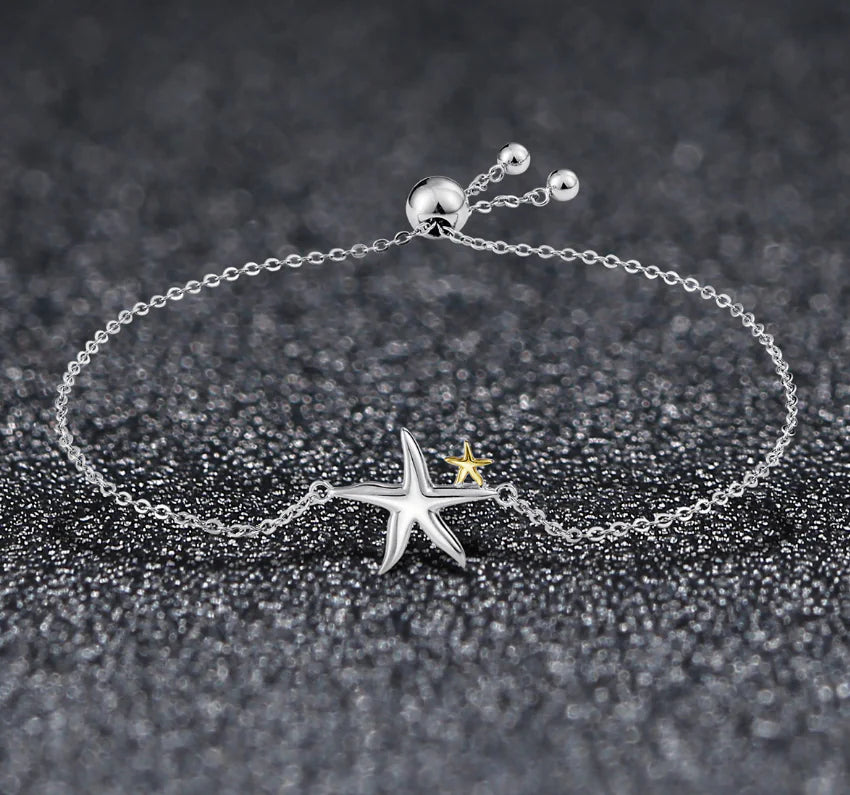 Starfish Link Chain Women's Bracelet