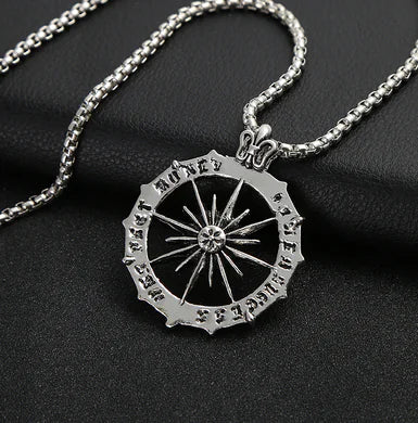 Trendy Men's Necklace with Hip-Hop Pendant and Chain