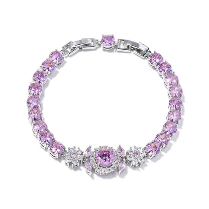 Purple Flower Luxury Women's Bracelet