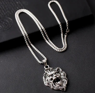 Trendy Men's Necklace with Hip-Hop Pendant and Chain