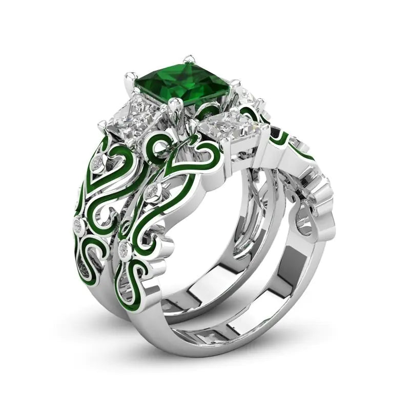 Zircon Gemstone Engagement Ring for Women - Fashion Ring